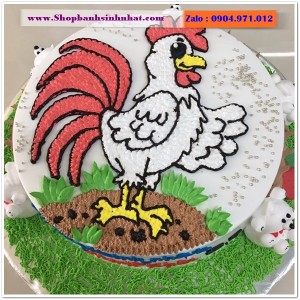 Bánh Sinh Nhật Con Gà Tuổi Dậu - V47